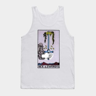 Ace of Swords Tarot Tank Top